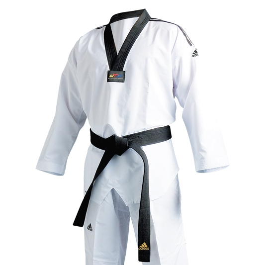 Adidas fighter 3 taekwondo uniform hotsell