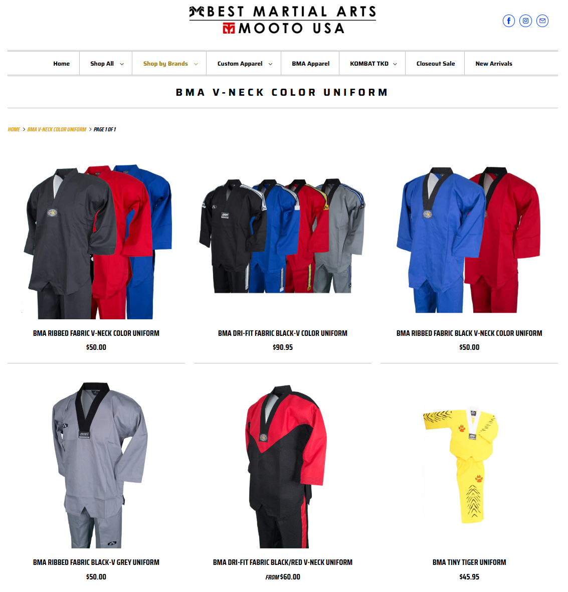 BMA V-Neck Color Uniform