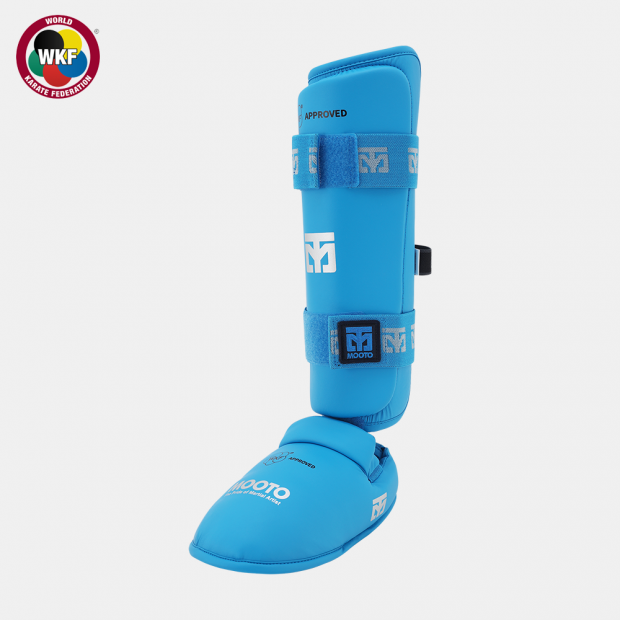 MOOTO KARATE SHIN & INSTEP PROTECTOR BLUE
