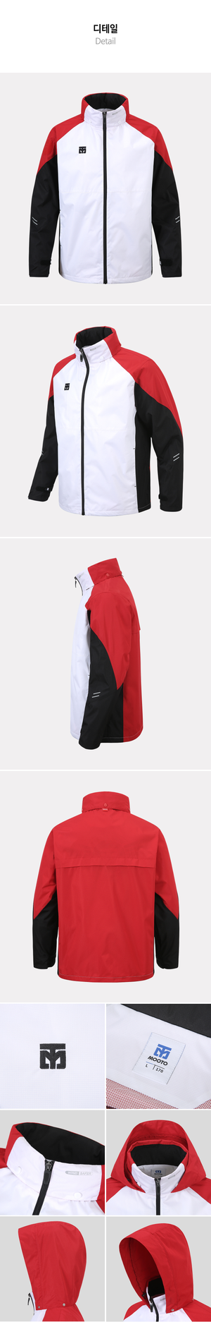 MOOTO EDGE WING JACKET 3TONE (RED CAT)