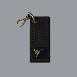 MOOTO World Taekwondo Black Belt Keychain