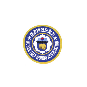 Korea Taekwondo Association Round Patch Blue (KTA)