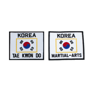Korea Flag Patch with Black Border