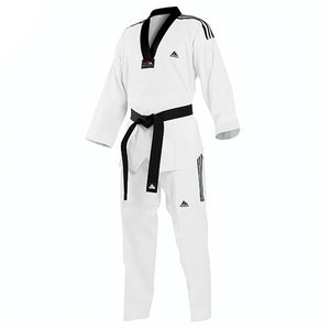 Adidas Grand Master White Uniform (3 Stripes)