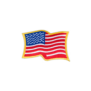 Wavy USA Flag Patch