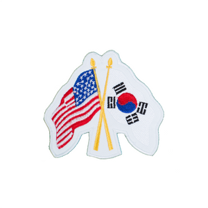USA & Korea Flag Patch