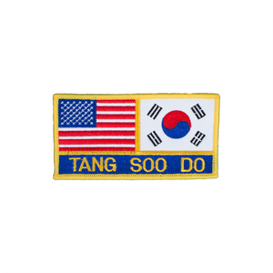 USA & Korea Flag Tang Soo Do Patch