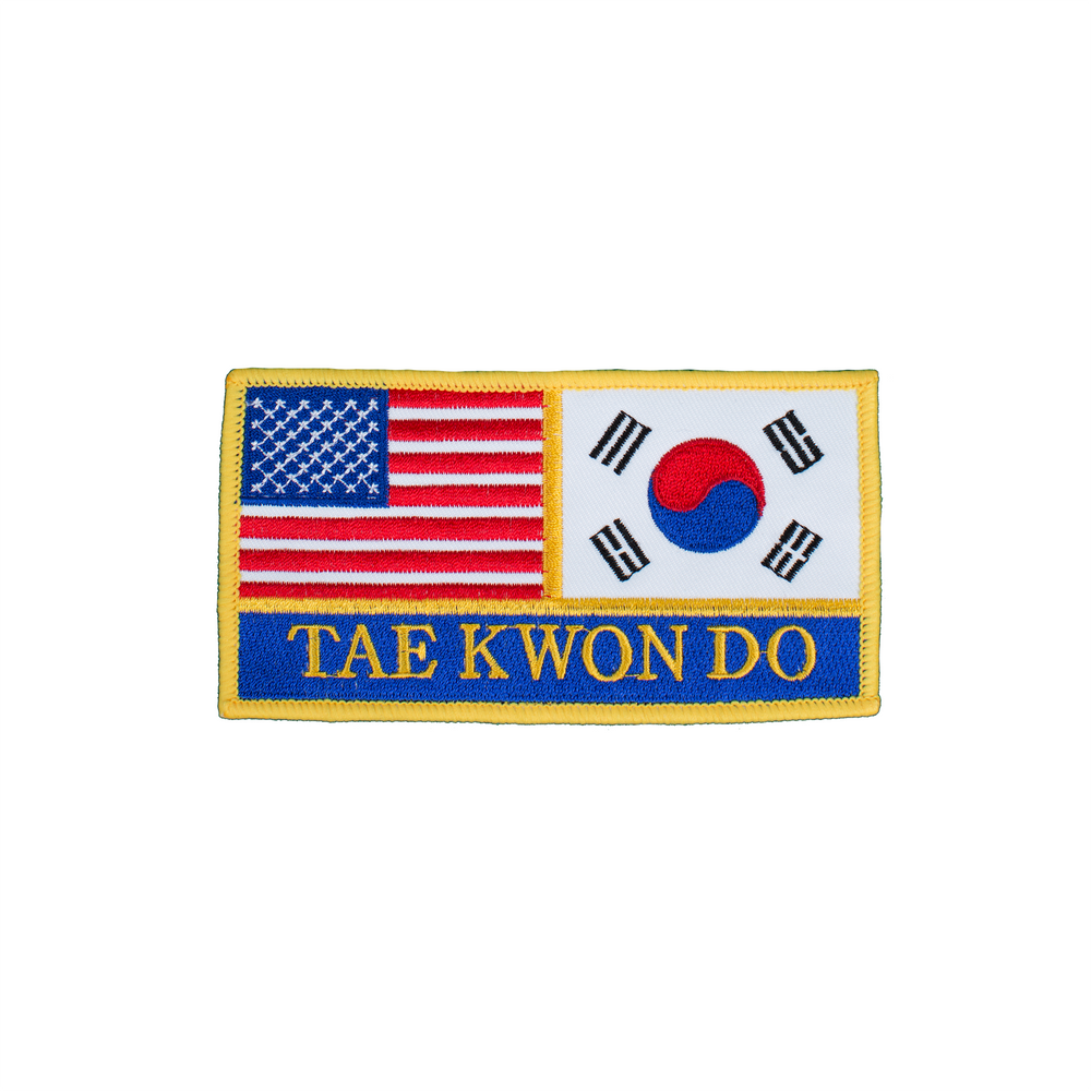 Patch Brodé The Korea Taekwondo Association - 9,2 Cm - Neuf