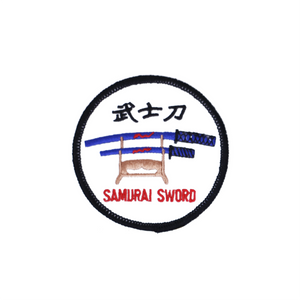 Samurai Sword Round Patch