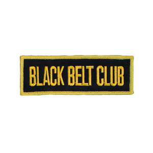 Black Belt Club Patch (Square)