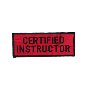 Certified Instructor Patch (Red)