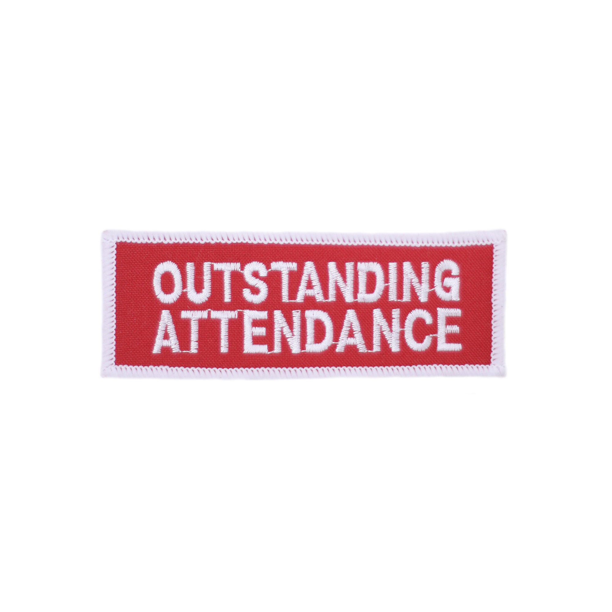 Outstanding Patch Outstanding Attendance Patch Red - Best Martial Arts / MOOTO USA