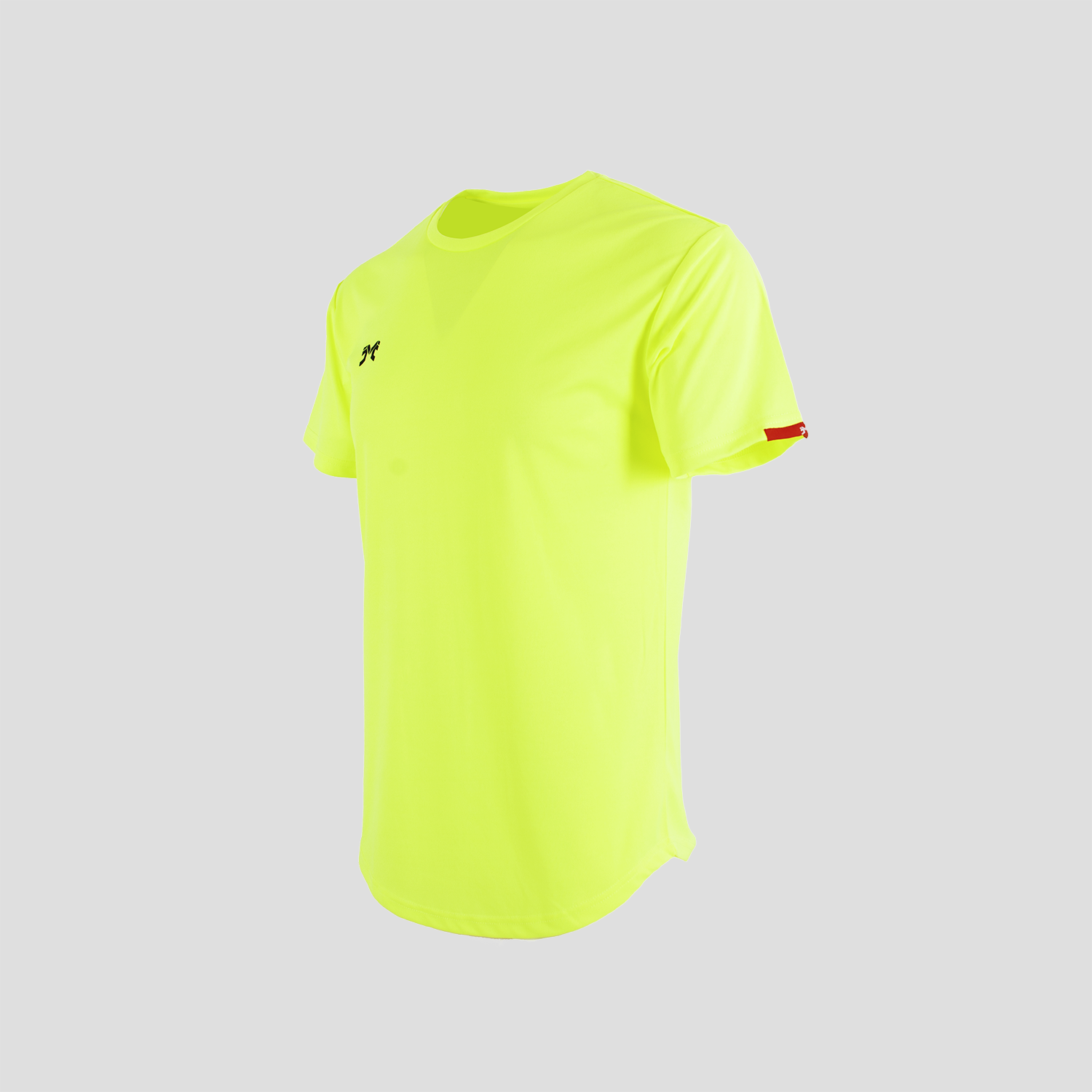 White and neon yellow shirt hot sale
