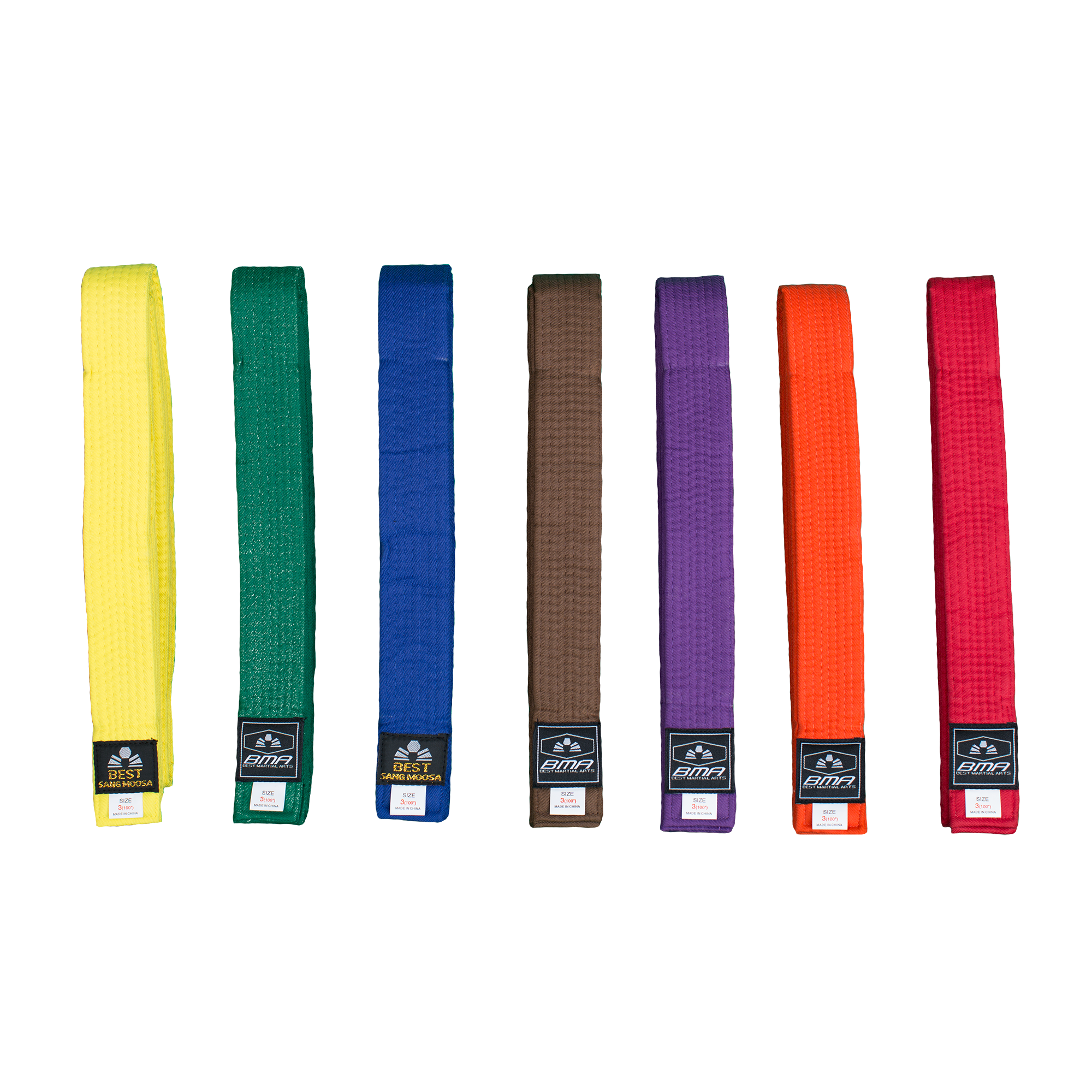 Taekwondo sales color belts