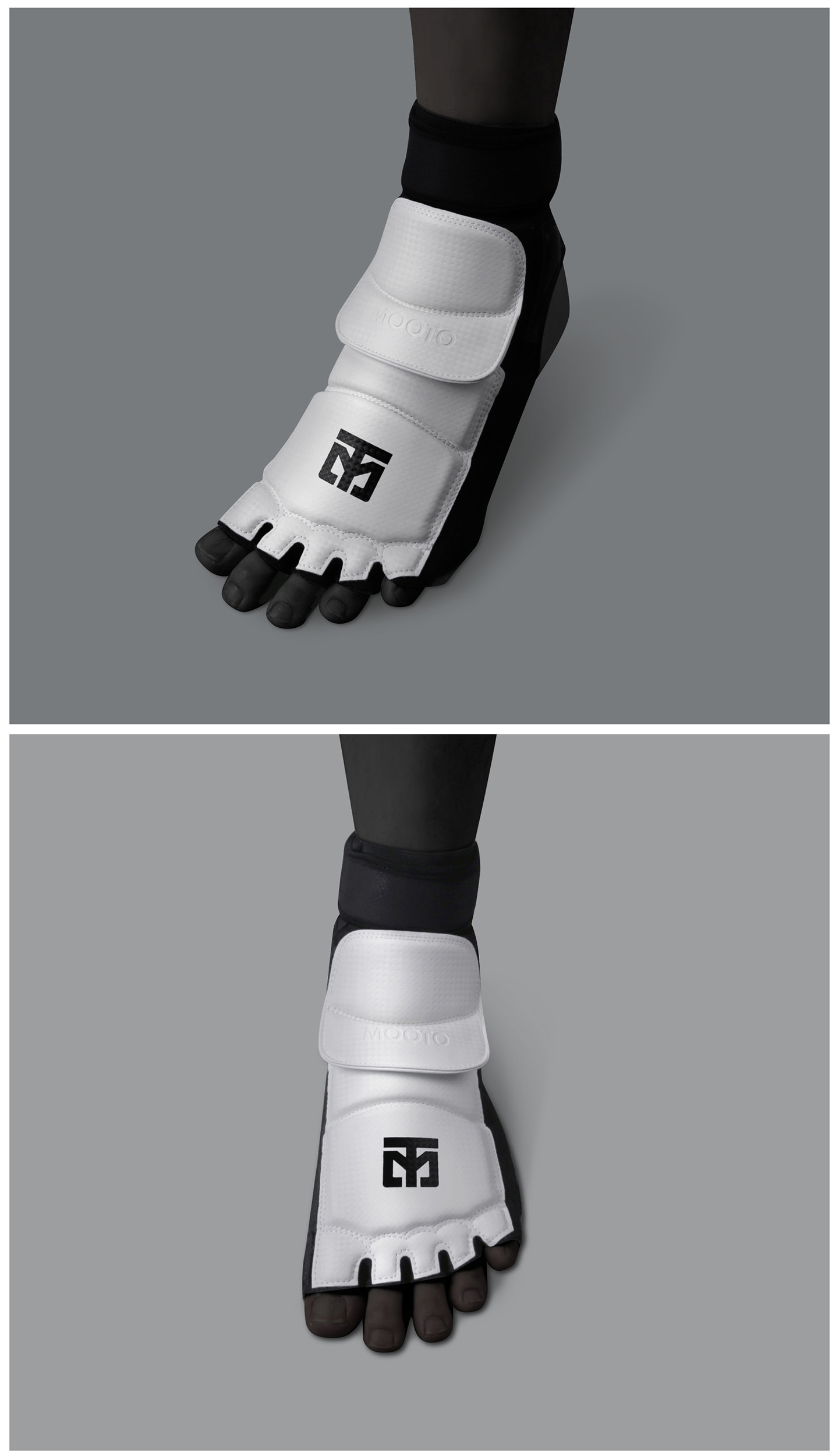 Kwon Taekwondo Fuß Protektor – Gepolsterter Fußschutz Aus EVA & Kunstleder, Klettverschluss, In Schwarz/Weiß, Größen XS–XL | Ideal Für WTF-Taekwondo Kwon Taekwondo Fuß Protektor – Gepolsterter Fußschutz Aus EVA & Kunstleder, Klettverschluss, In Schwarz/Weiß, Größen XS–XL | Ideal Für WTF-Taekwondo