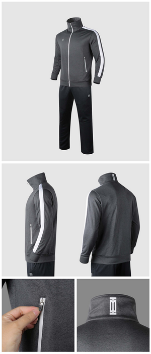 MOOTO Evan Training Suit (Dark Grey/Black)