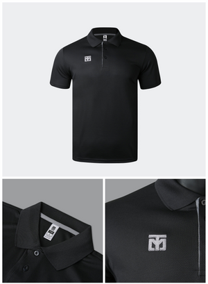 MOOTO Dri-Fit Polo Shirt (Black)