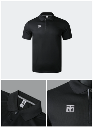 MOOTO Dri-Fit Polo Shirt YOUTH SIZE (Black)