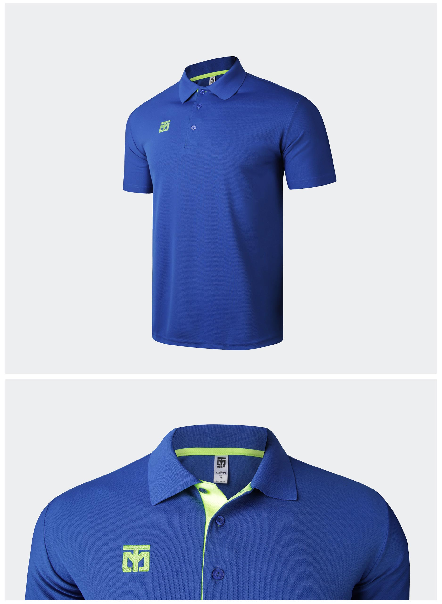 MOOTO Dri-Fit Polo Shirt (Cobalt) - Best Martial Arts / MOOTO USA MOOTO Dri-Fit Polo Shirt (Cobalt) - Best Martial Arts / MOOTO USA