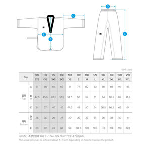 MOOTO Basic 4.5 Kukkiwon White Uniform (WV,BV)
