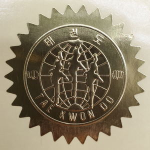 Certificate Taekwondo Seal Sticker & Ribbon (100 Piece / Pack)