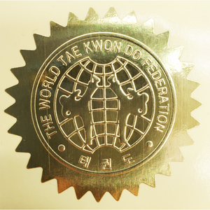 Certificate WTF Seal Sticker & Ribbon (100 Piece / Pack)